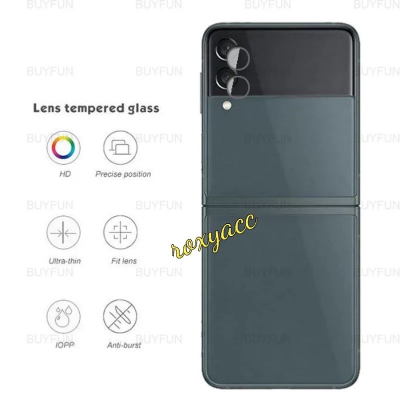TEMPERED GLASS KAMERA SAMSUNG GALAXY Z FLIP 4 , Z FLIP 3