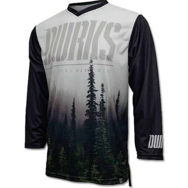 Jerseys Dirtworks FORESTER - Jersey Sepeda adem - Jersey MTB - Jersey lengan panjang