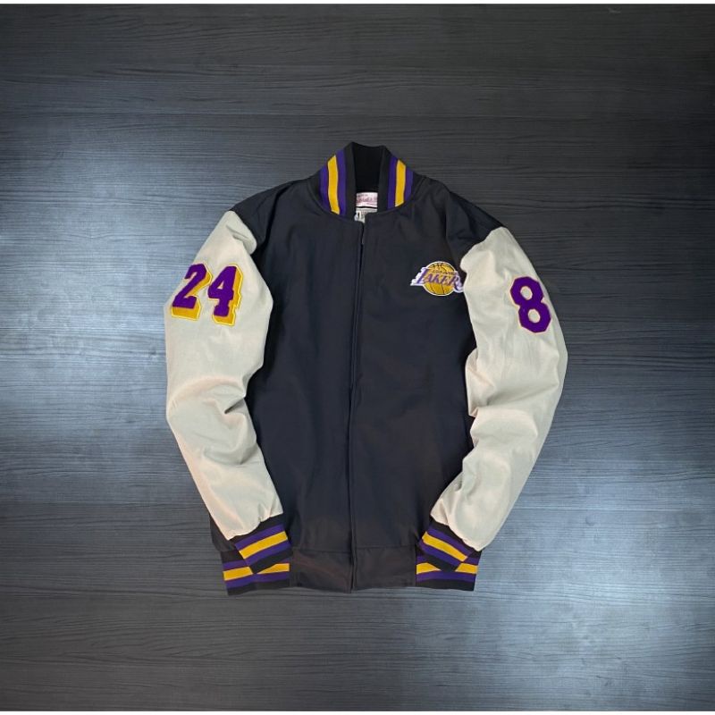 JAKET VARISTY BOMBER LAKERS