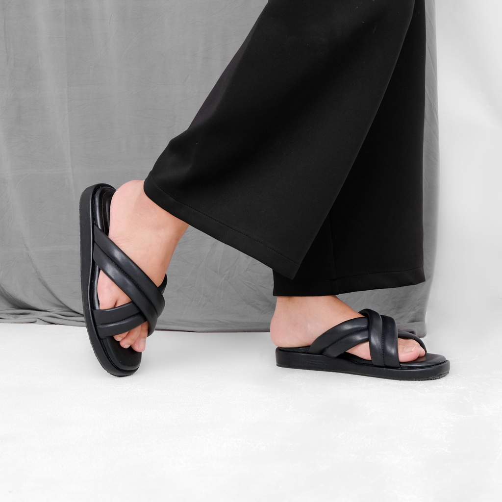 Rafaizoutfit - Sandal Wanita Wedges Casual Naura Series