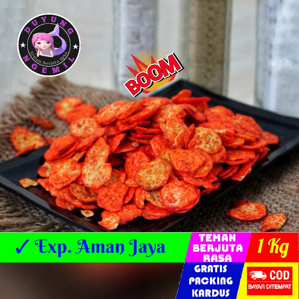 

[1Kg] Opak Medan / Opak Mini Balado | Duyung Ngemil - snack kiloan jajanan jadul makanan ringan camilan enak Jajanan sehat cemilan murah