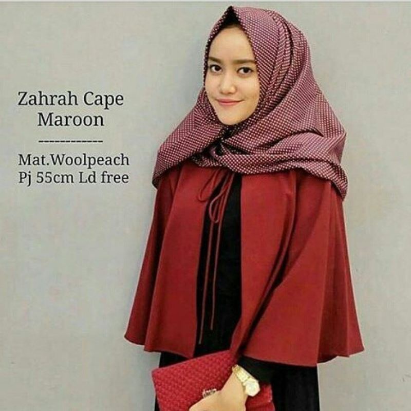 Zahra cape atasan wanita blouse fashion remaja