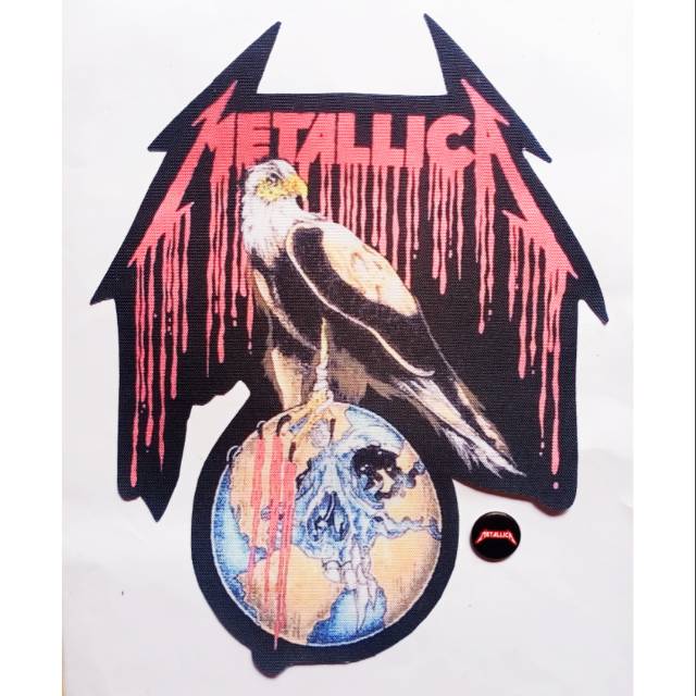 Backpatch metallica print