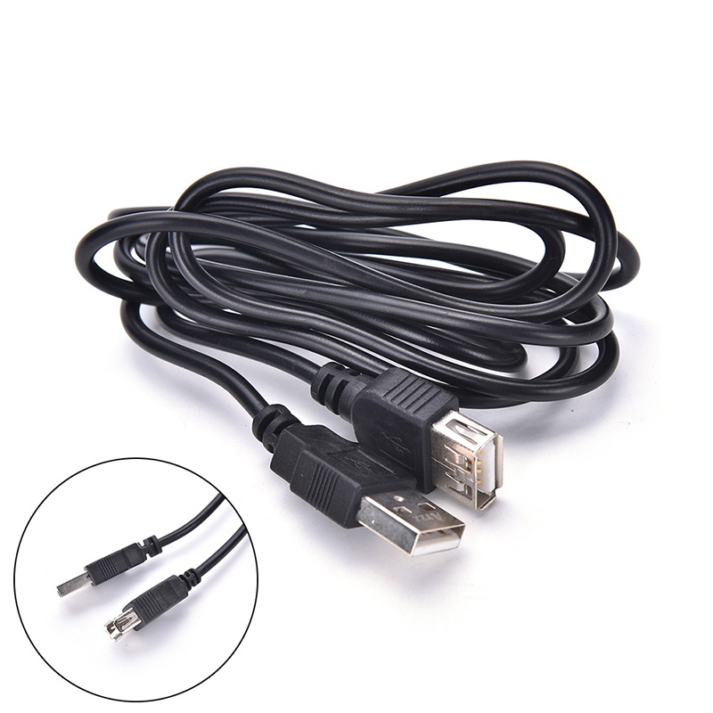 {LUCKID}1m/1.5m USB 2.0 EXTENSION Cable Lead A Male Plug to A Female Socket Short