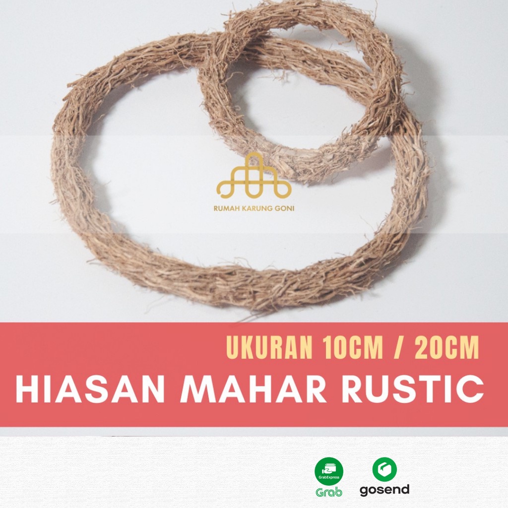 Hiasan Mahar Rustic / Hiasan Seserahan Rustik / Dekorasi Rustik