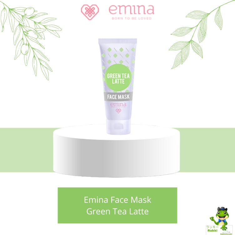 ❣️Rakkistore99❣️ Emina Face Mask Green Tea Latte 60ml (100% Original)