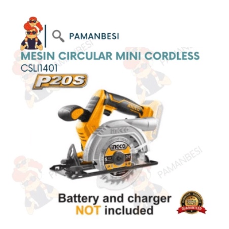 CSLI1401 MESIN CIRCULAR SAW MINI CORDLESS 20V + KG