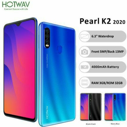 Hotwav K2 2020 Ram 3/32gb layar 6,3"