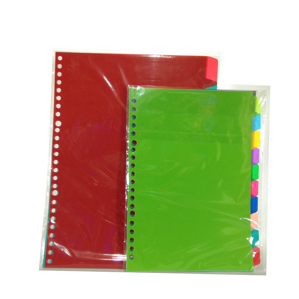 

Pembatas Binder bahan Plastik, A5 dan B5