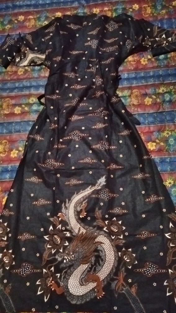 Ms Gamis Batik Sriwedari|manggar|padi Macam Mt Maxi Jumbo Bumil/busui Katun Sogan Allsize Ld104-120