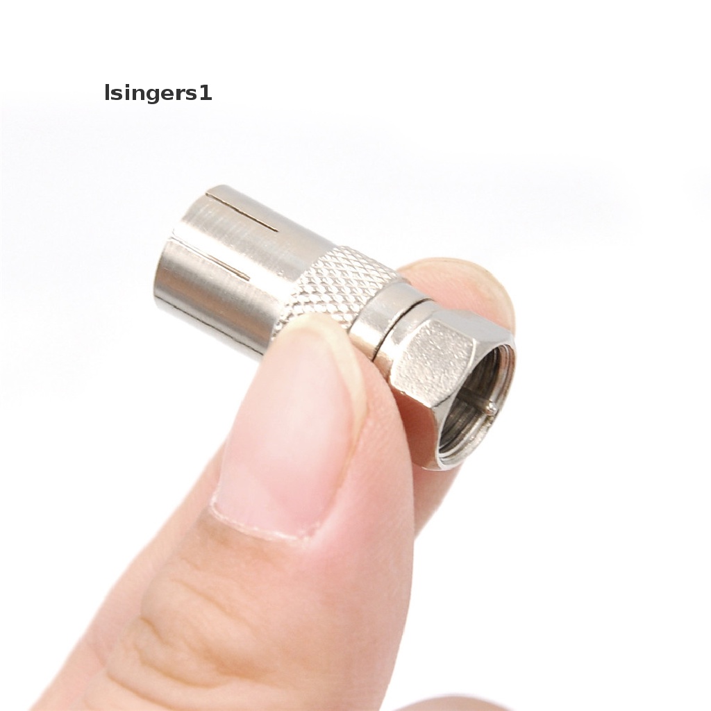 (lsingers1) Adapter Konverter Socket RF Female Ke Tipe F Male