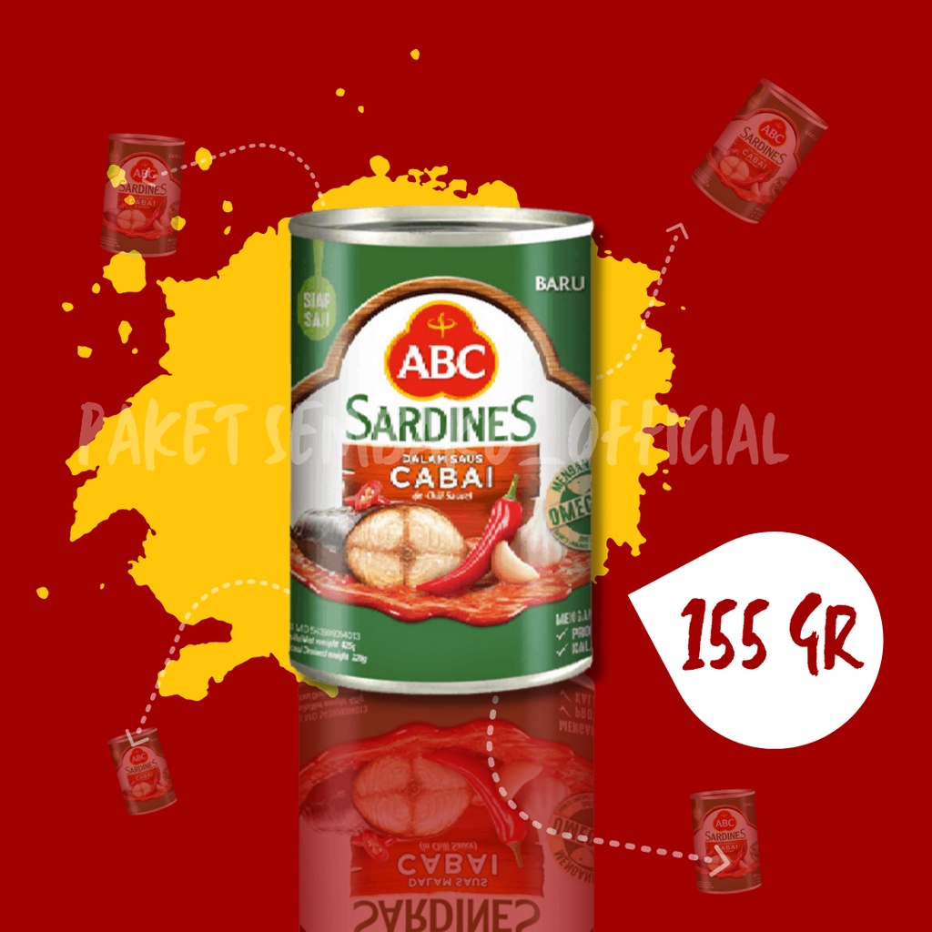 

ABC Sarden 155 g paket sembako murah paket lebaran