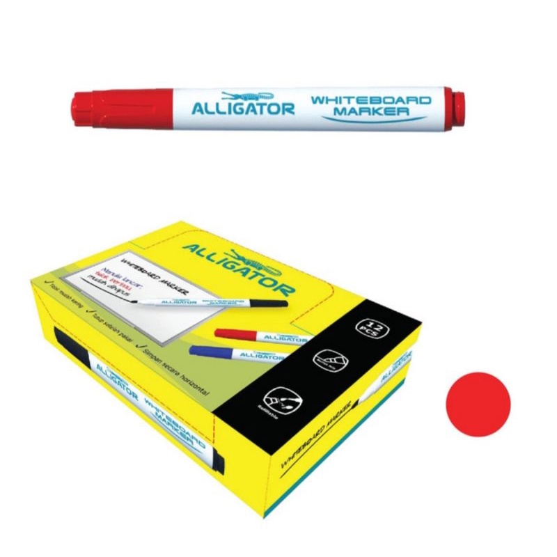 

Alligator Whiteboard Marker red ink