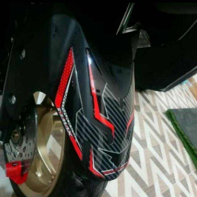 Stiker Sticker Resin Timbul Fender Spakbor Depan New NMAX TERBARU