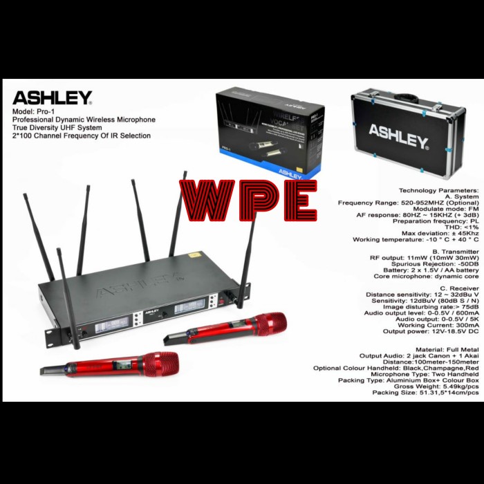 MIC WIRELESS ASHLEY PRO 1 ORIGINAL