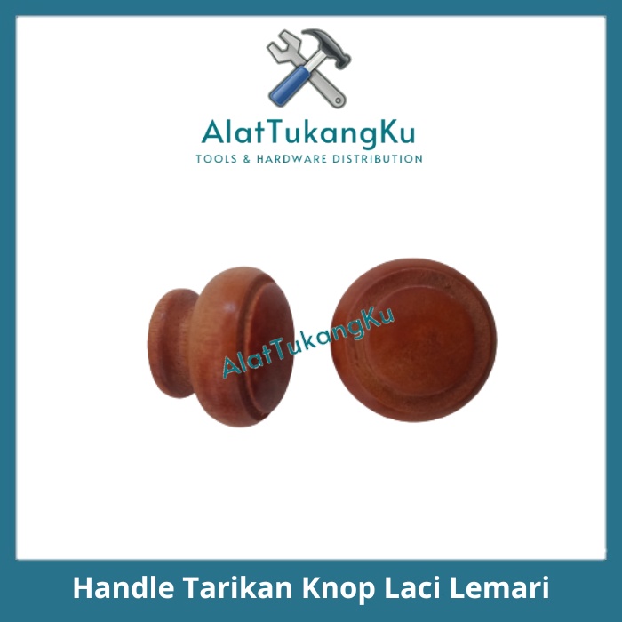 Handle Tarikan laci Knob bulat Knop Laci Lemari Kecil kayu