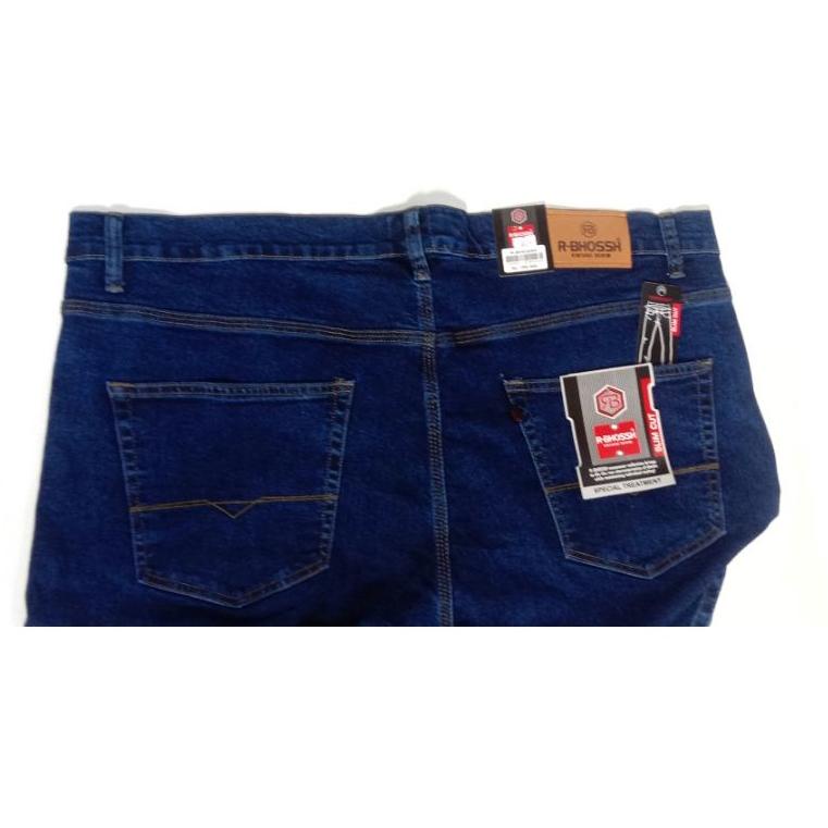 SLP.26Au22х– CELANA JEANS PANJANG JUMBO PRIA BAHAN KARET JEANS STRETCH MELAR BIG SIZE