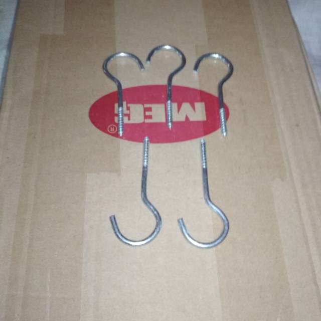 Paku ulir buat gantungan sangkar isi 5 pc