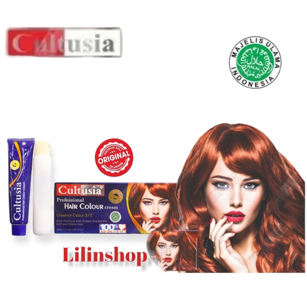 Jual Cultusia Hair Color Chestnut 3 2 60 ML Shopee Indonesia