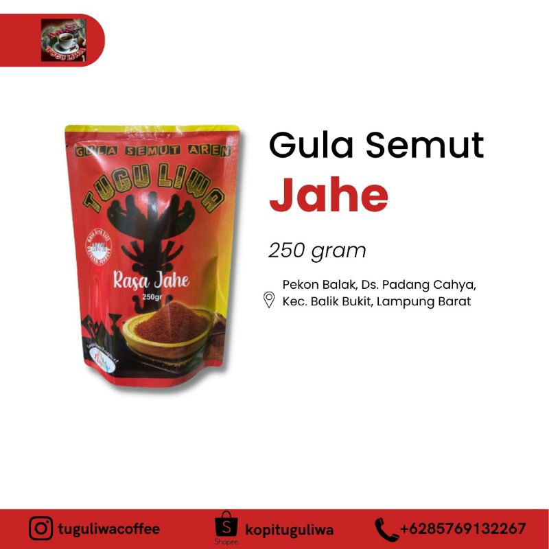 

Gula Semut Jahe Tugu liwa