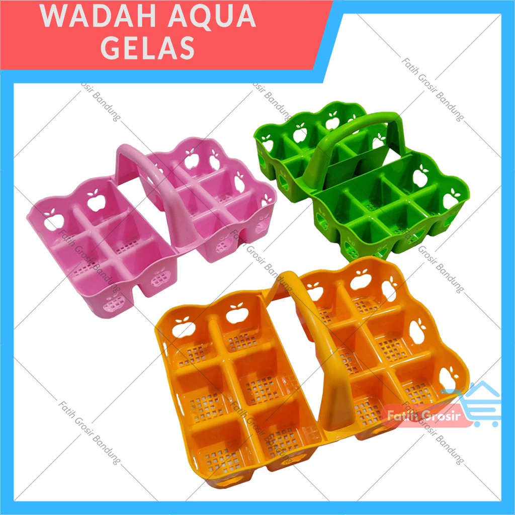 Tempat Aqua Gelas Keranjang Air Mineral Plastik 10 Slot Shopee Indonesia 5621