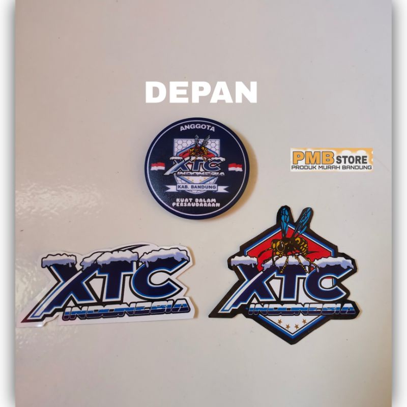 Pin Peniti Xtc Kab Bandung Bonus Stiker