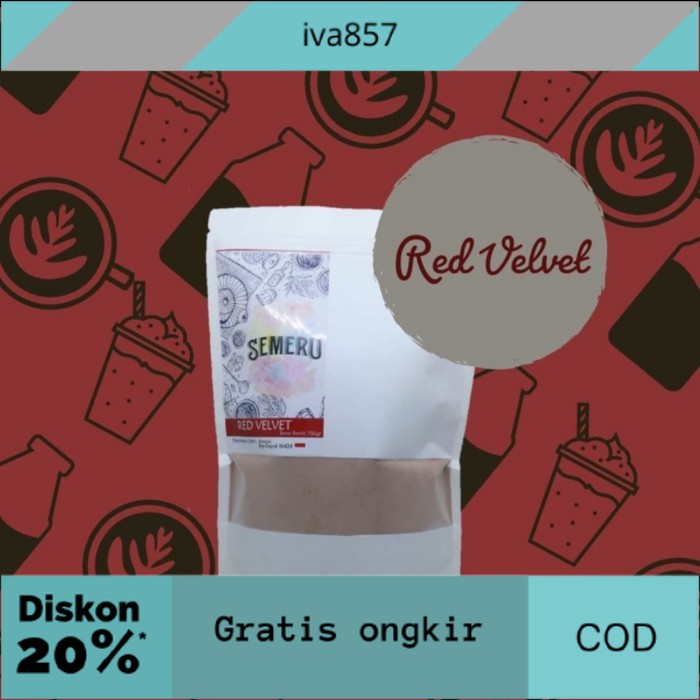 

PROMO Powder Red Velvet / Semeru / Bubuk / 750gr / Enak / Murah / Premium GRATIS ONGKIR
