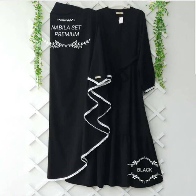 Nabila Gamis set + Khimar