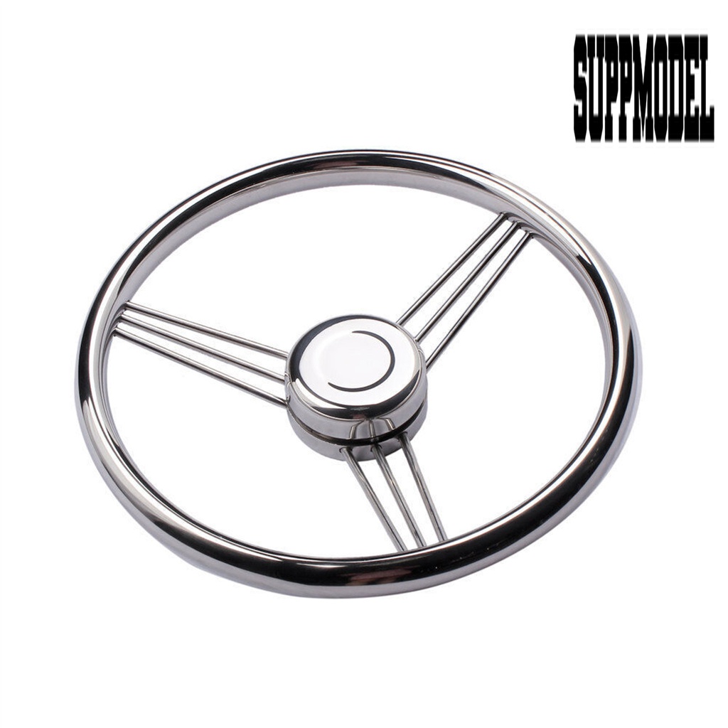 Cover Stir 9 Jari-Jari Bahan Stainless Steel Warna Silver 13.5 &quot;Untuk Perahu