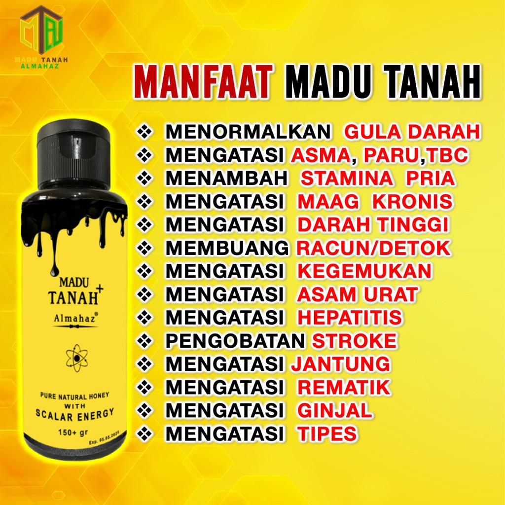 Madu Tanah Almahaz Madu Hitam Asli Madu Hitam Pahit Original