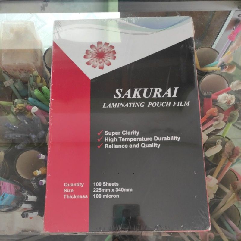 

Plastik LAMINATING SAKURAI isi 100 lembar