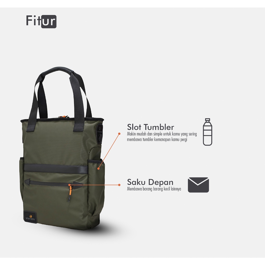 FIRM ARMY |ManNeedMe x URBAN| Tas Ransel Pria Backpack Jinjing Tote Bag ORIGINAL