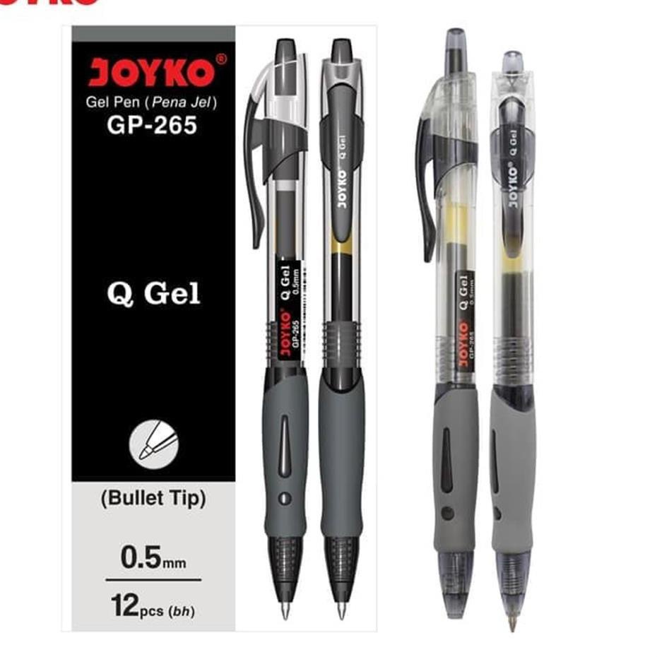 

Terbaru GJQ [D] Pulpen Joyko Gel Cetek Q Gel G P-265 (1pak -12pcs) 53 Promo