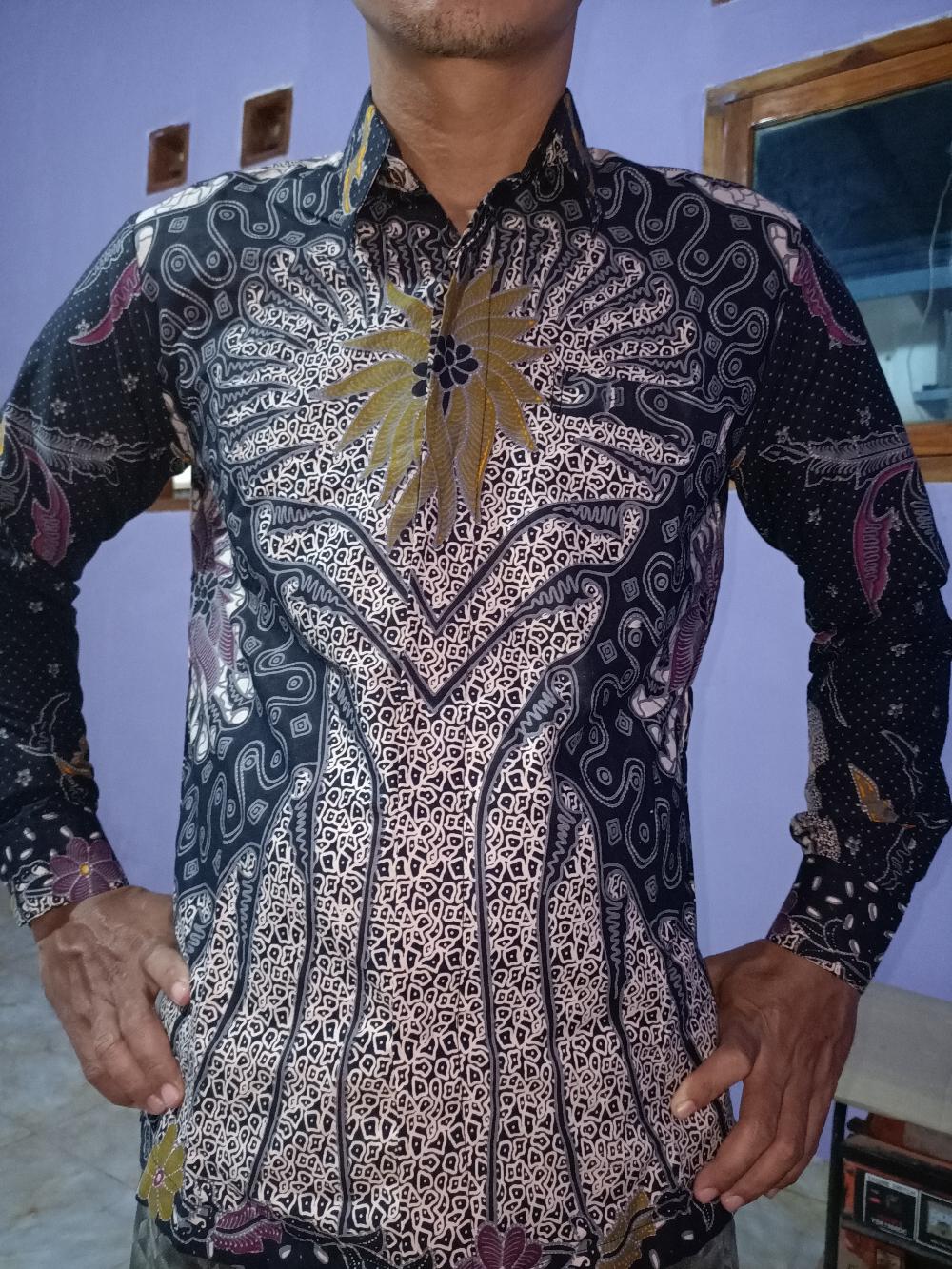 Premium Best Seller Modern Batik Pria Lengan Panjang Bagus Mahal Terbaru Murah Solo Jawa Kondangan