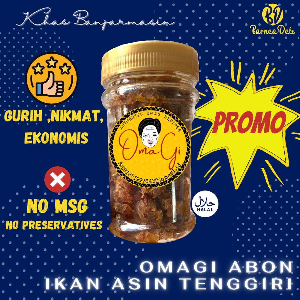 

OMAGI Abon Ikan Asin Tenggiri Khas Banjarmasin