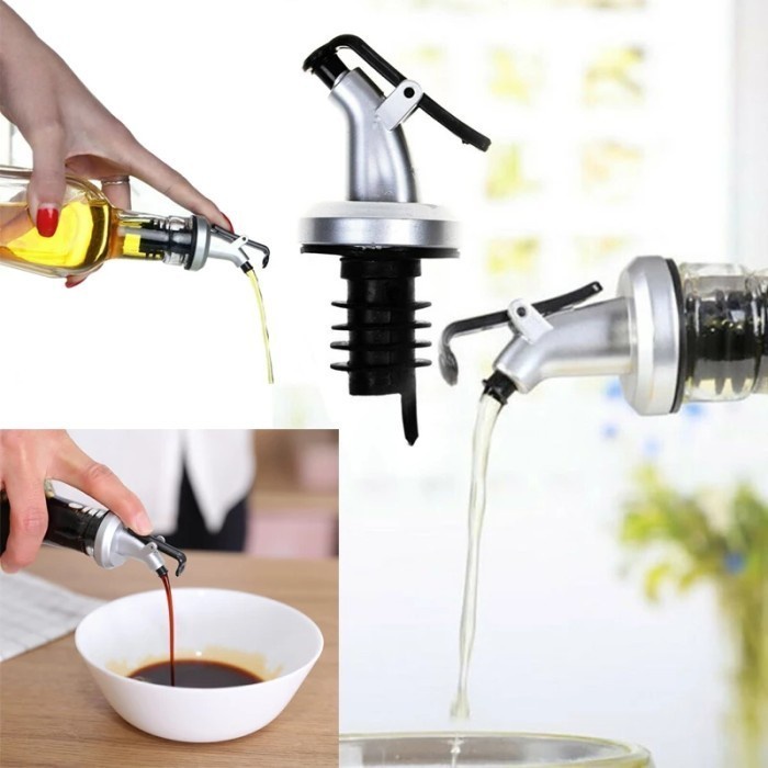 Wine Pourer Corong Tuang Tutup Botol Kecap Madu Sirup Minyak Bottle Pourer Wine Stopper