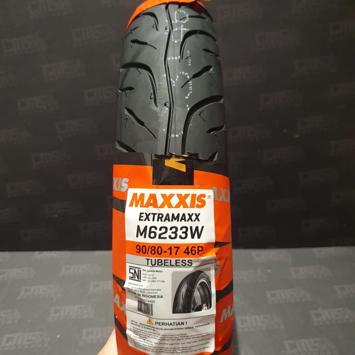 Ban Motor MAXXIS 90/80-17 EXTRAMAXX TUBELESS