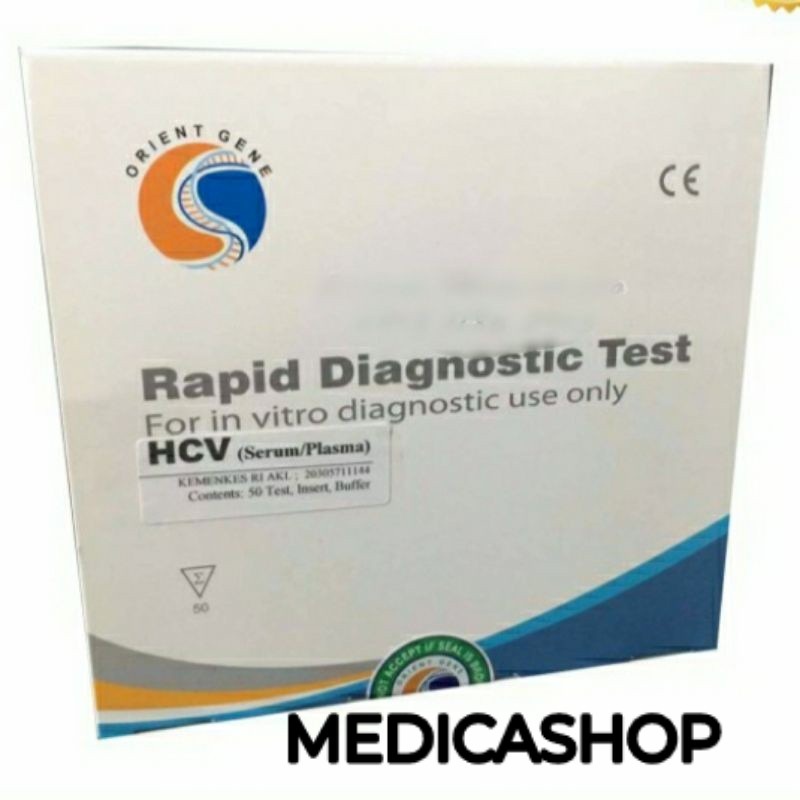 Rapid Test Orient Gene Hcv Strip isi 50