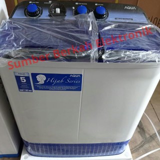 Mesin cuci Aqua sanyo 7kg QW 780 XT mesin cuci 2 tabung