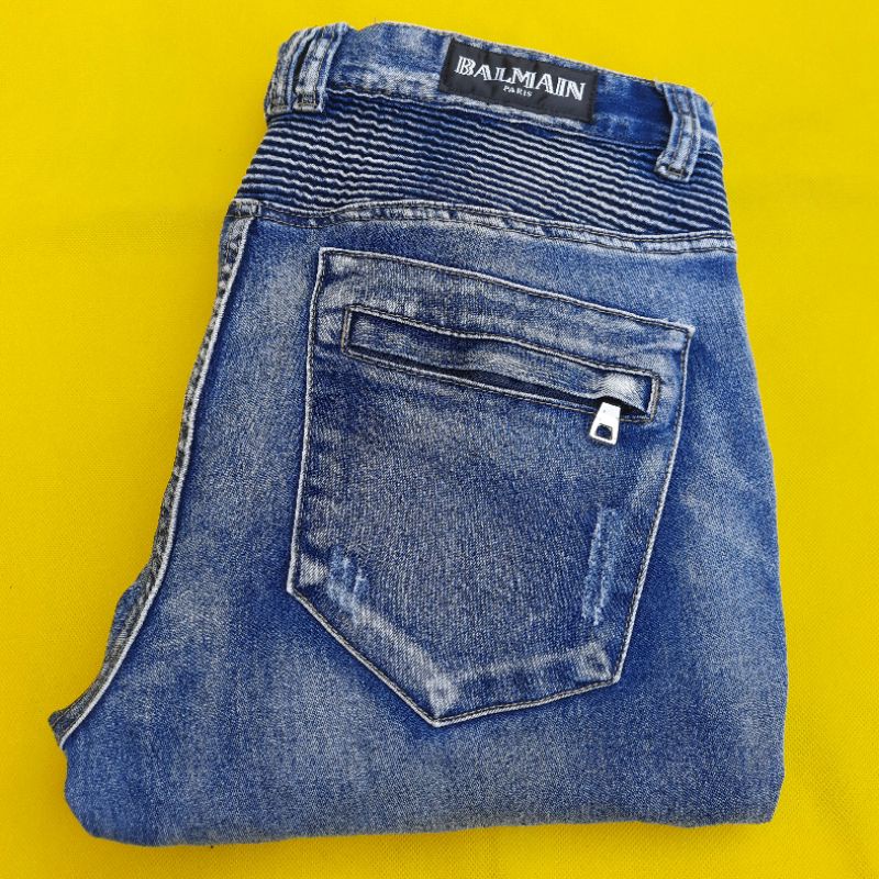 CELANA BALMAIN PARIS SIZE 32 ( Second & Stok cuma 1)