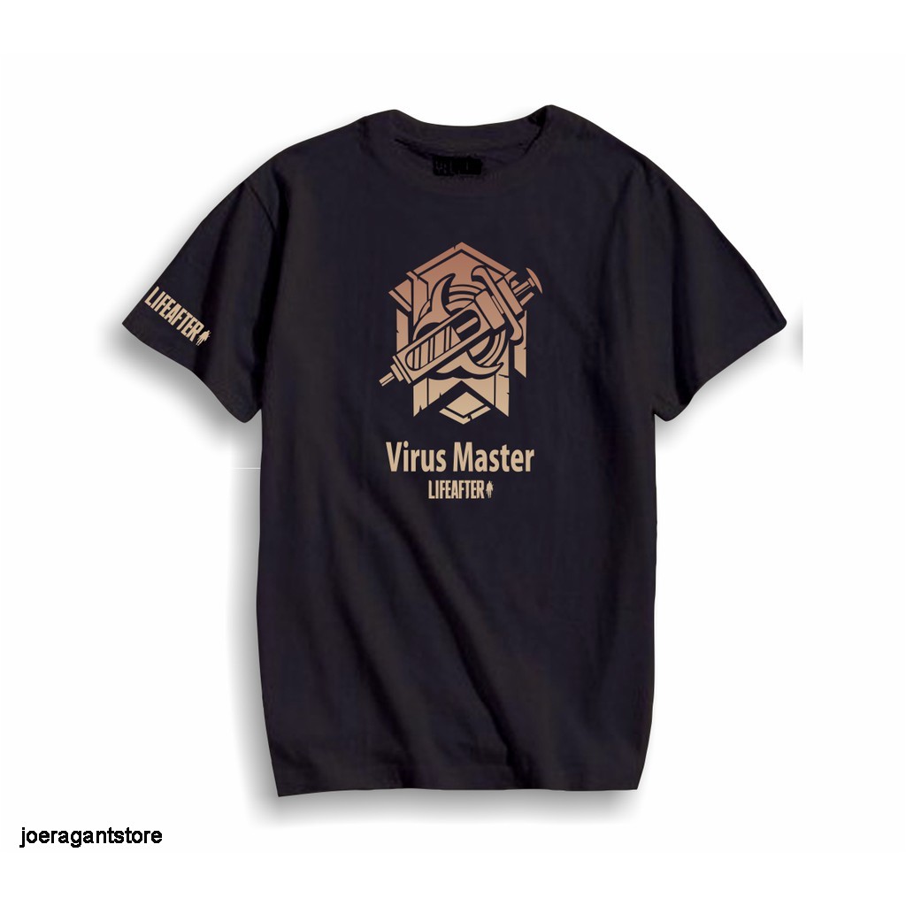 Kaos Tshirt Baju Combed 30S Distro LIFE AFTER GAMER kaos custom pria wanita