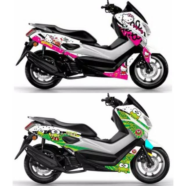 Striping Nmax Lama Variasi Yamaha Sticker Stiker Scotlite Skotlet Motor List Body Lis Skotlet L List