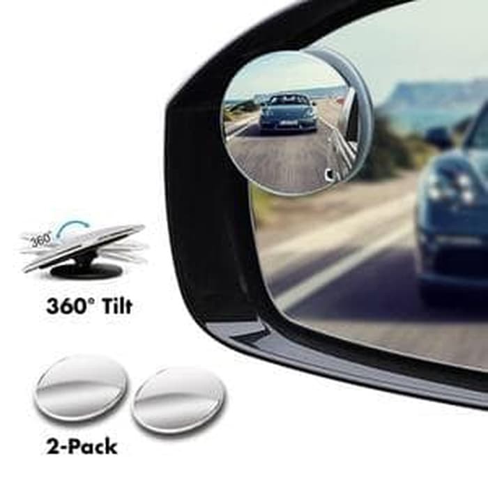 SPION BLINDSPOT Kaca Spion Kecil Mini Cembung Wide Angle Blind Spot Car Mirrors