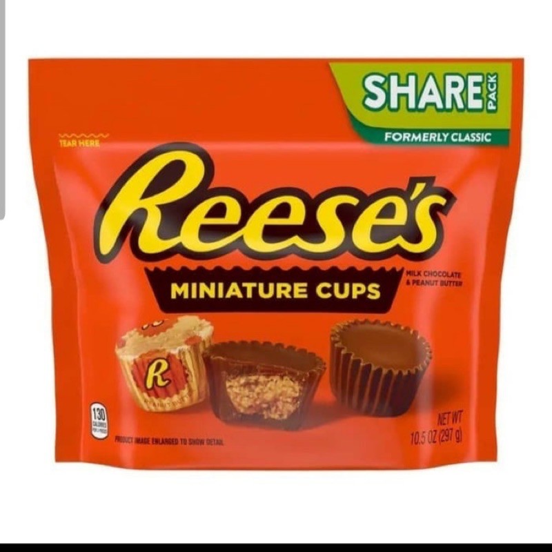 

REESES Miniature Cups Milk Chocolate and Peanut Butter