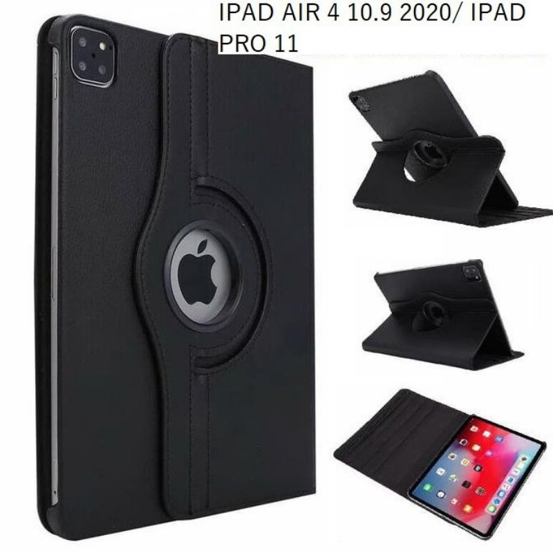 Case Ipad Pro11 Pro 11 2020 2021 2022 Sarung Rotary Leather Case Folio Flip Book Cover Rotary Casing Smart Buku standing Pelindung