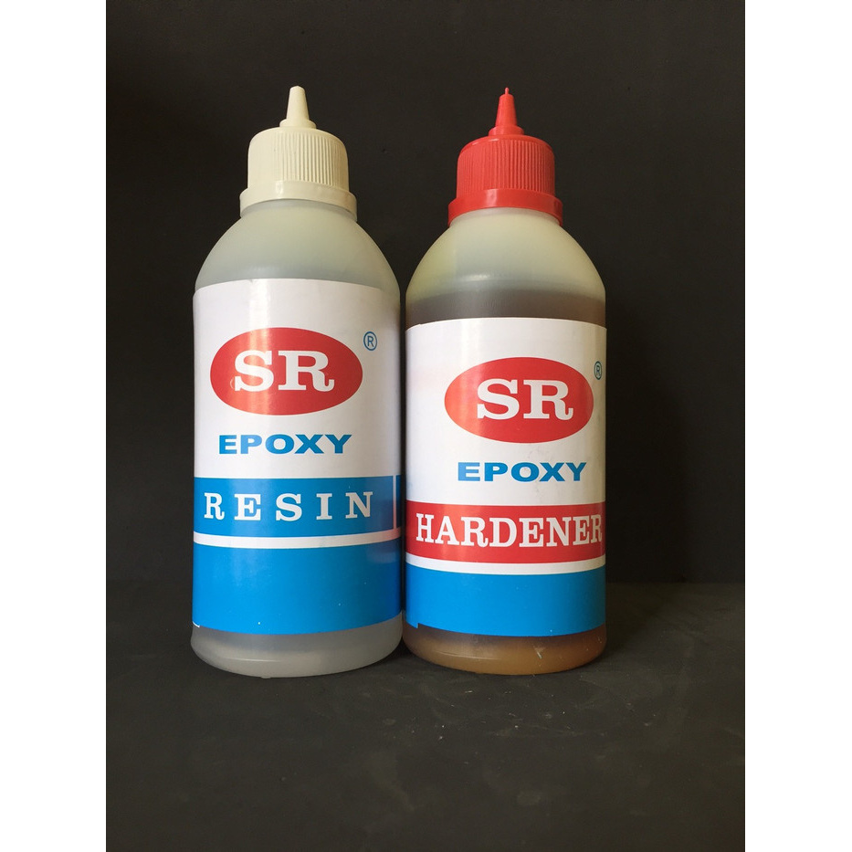 

Lem Epoxy Merek SR Satu Set 1/2 Liter