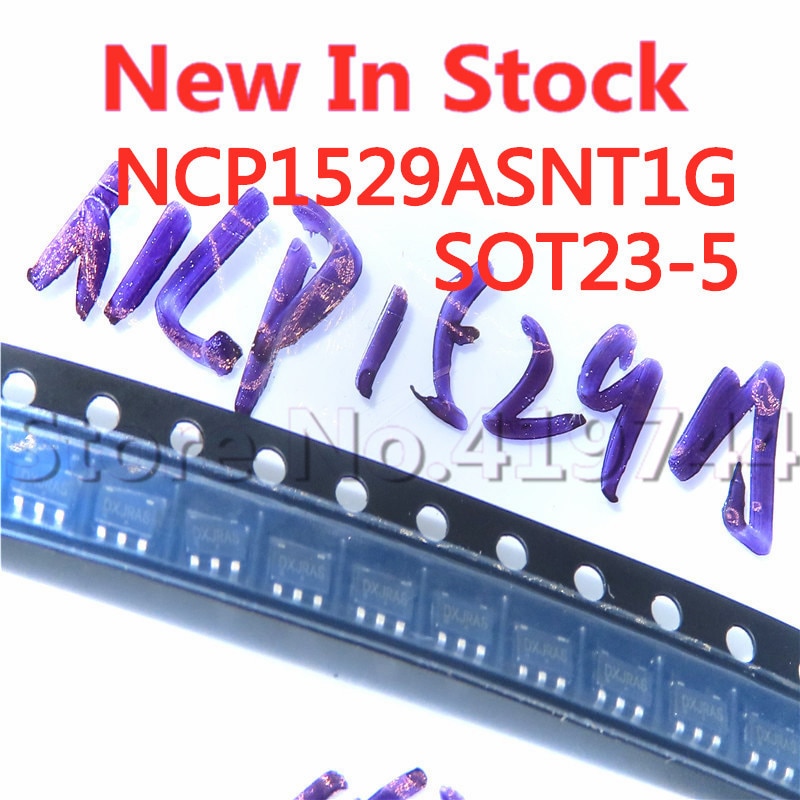 10pcs/lot Kualitas100% NCP1529ASNT1G NCP1529 DXJR SOT23-5 SMD switching regulator ic chip DC-DC Dalam Stok Baru Original