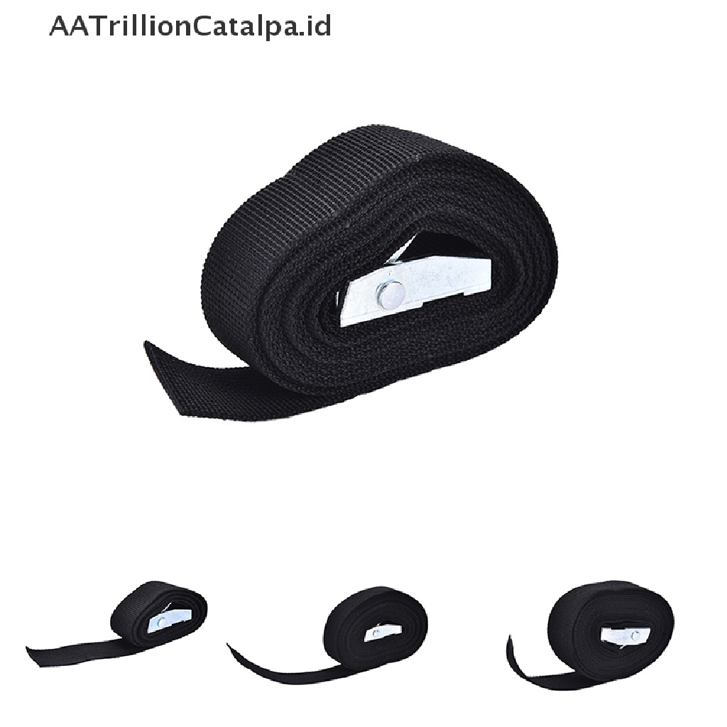 Aatrillioncatalpa Strap Pengikat Tas Koper Bahan Nilon Dengan Gesper Metal