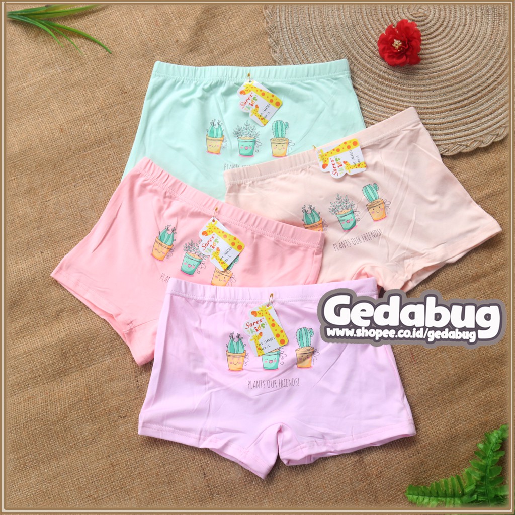 6 pc Boxer Sorex Kids MA 503 Motif Happy Me Boba | Celana dalam anak Super soft CD SOREX SK MA 503 | Gedabug