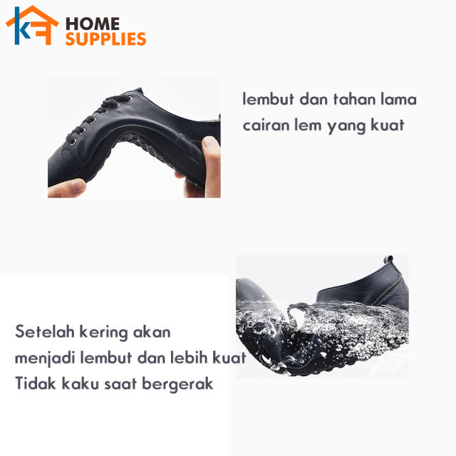 【KF】Lem Sepatu Lem Perbaikan Sepatu Kuat Tahan Air 50ml Kemasan Box Lem Penambal Penguat Sepatu